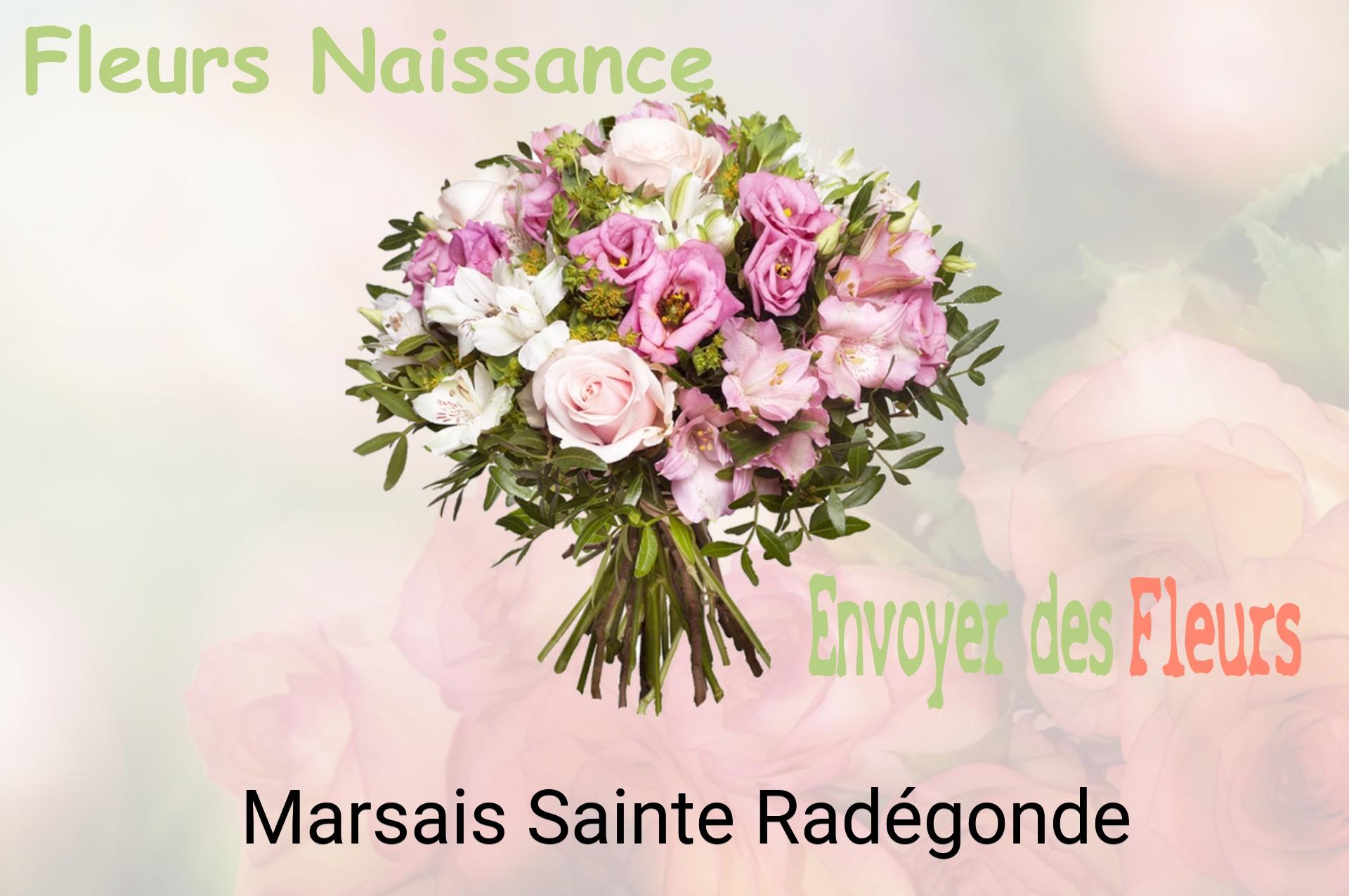 Bouquet de fleurs de naissance livré à Marsais-Sainte-Radégonde