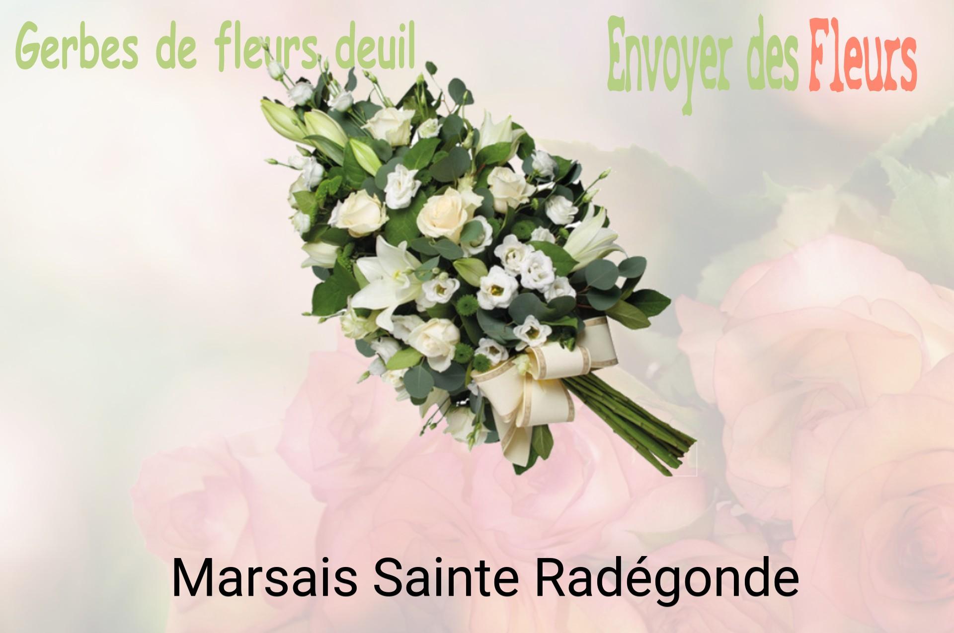 Gerbe de fleurs de deuil livrée à Marsais-Sainte-Radégonde
